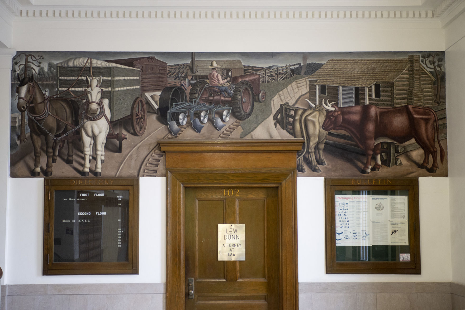 Post Office Mural